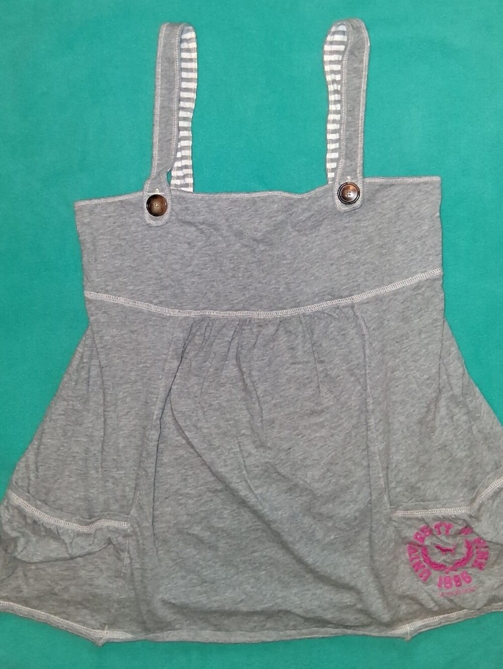 Vintage 2008 PINK University of PINK 1986 Dog Top L NWOT